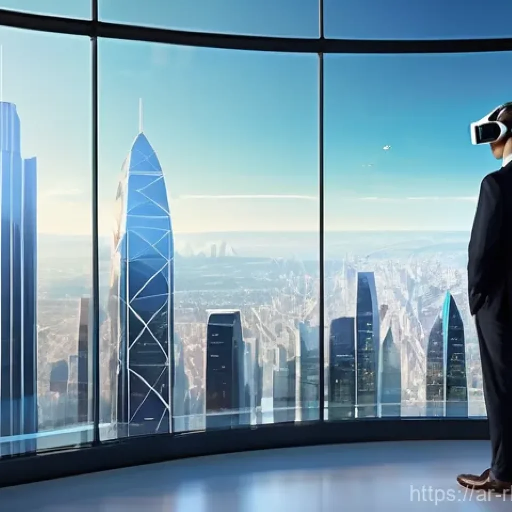 가상 부동산 자산 관리 전략 - **Prompt 1: The Visionary Investor's First Step**
    "A person, dressed in contemporary business pr...