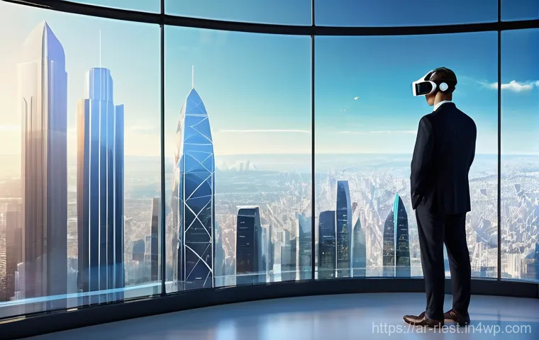 가상 부동산 자산 관리 전략 - **Prompt 1: The Visionary Investor's First Step**
    "A person, dressed in contemporary business pr...